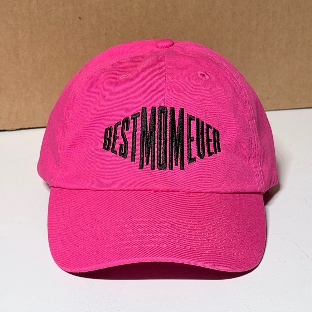 Best Mom Ever Pink Adjustable Dad Hat Cap
